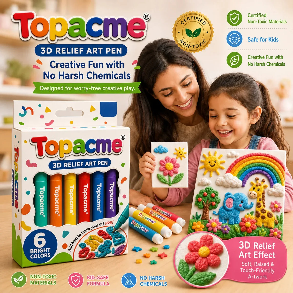 💥LAST DAY BUY 1 GET 1 FREE!!🎁🔮Magic Pen – Draw 3D with one stroke!🎄DIY Bubble Popcorn Drawing Pens