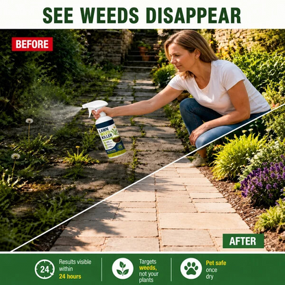 🔥 50% OFF 🌿 Weed Stop – Powerful Against Weeds & Helps Prevent New Growth | For Gardens, Paths & Yards ⚡