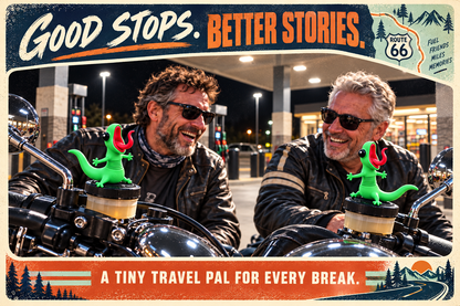 🦎🏍️ BUY 1 GET 1 FREE | Roadside Lizard Buddy – Car & Motorcycle Decor + FREE Strong No-Trace Adhesive