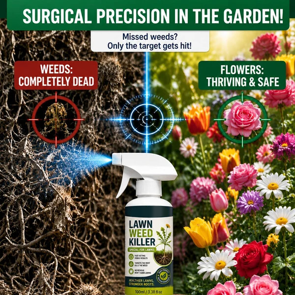 🌿 Fast-Acting Weed Killer – Kills Weeds to the Root, Fast, Easy & Long-Lasting
