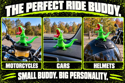 🦎🏍️ BUY 1 GET 1 FREE | Roadside Lizard Buddy – Car & Motorcycle Decor + FREE Strong No-Trace Adhesive
