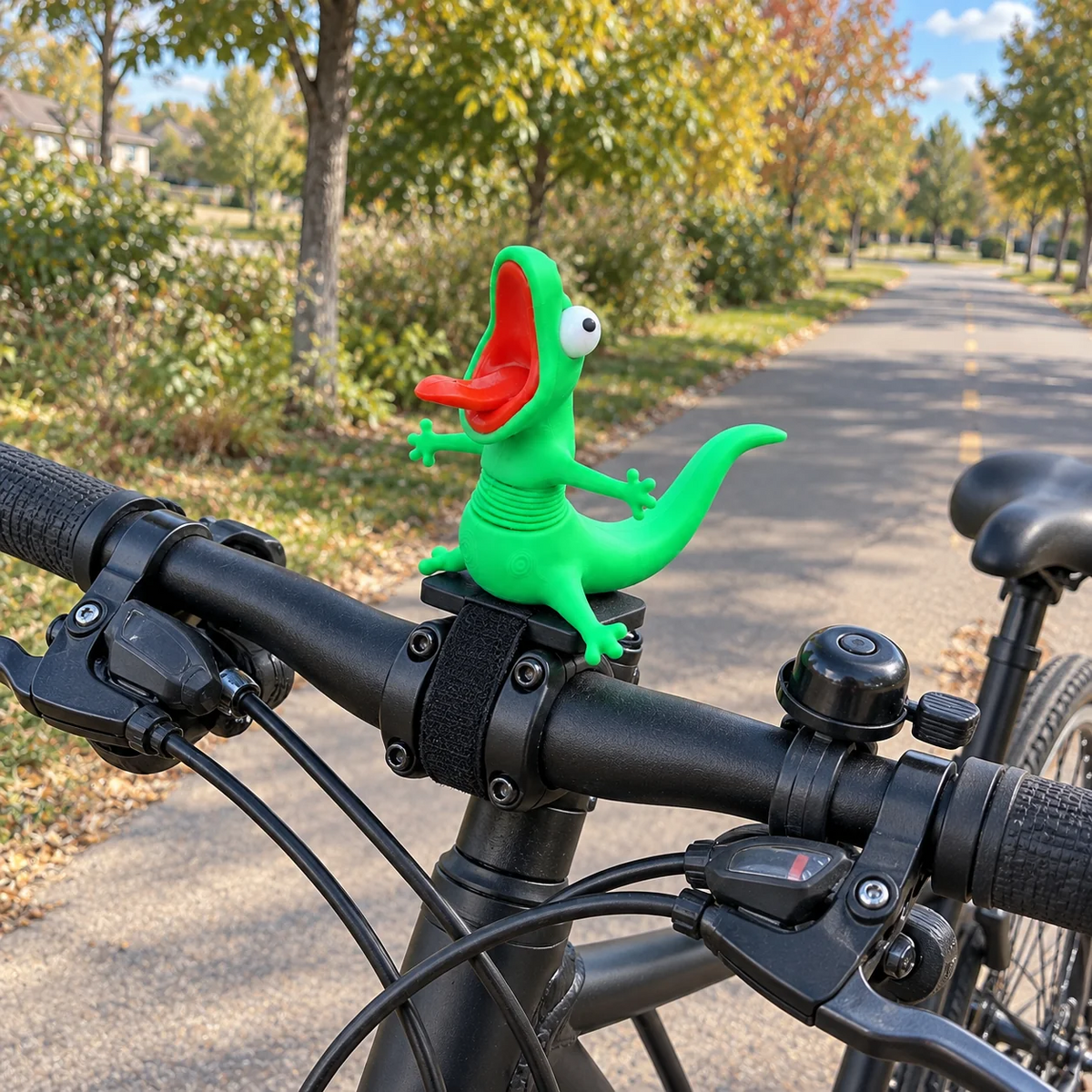 🦎🏍️ BUY 1 GET 1 FREE | Roadside Lizard Buddy – Car & Motorcycle Decor + FREE Strong No-Trace Adhesive