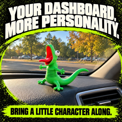 🦎🏍️ BUY 1 GET 1 FREE | Roadside Lizard Buddy – Car & Motorcycle Decor + FREE Strong No-Trace Adhesive