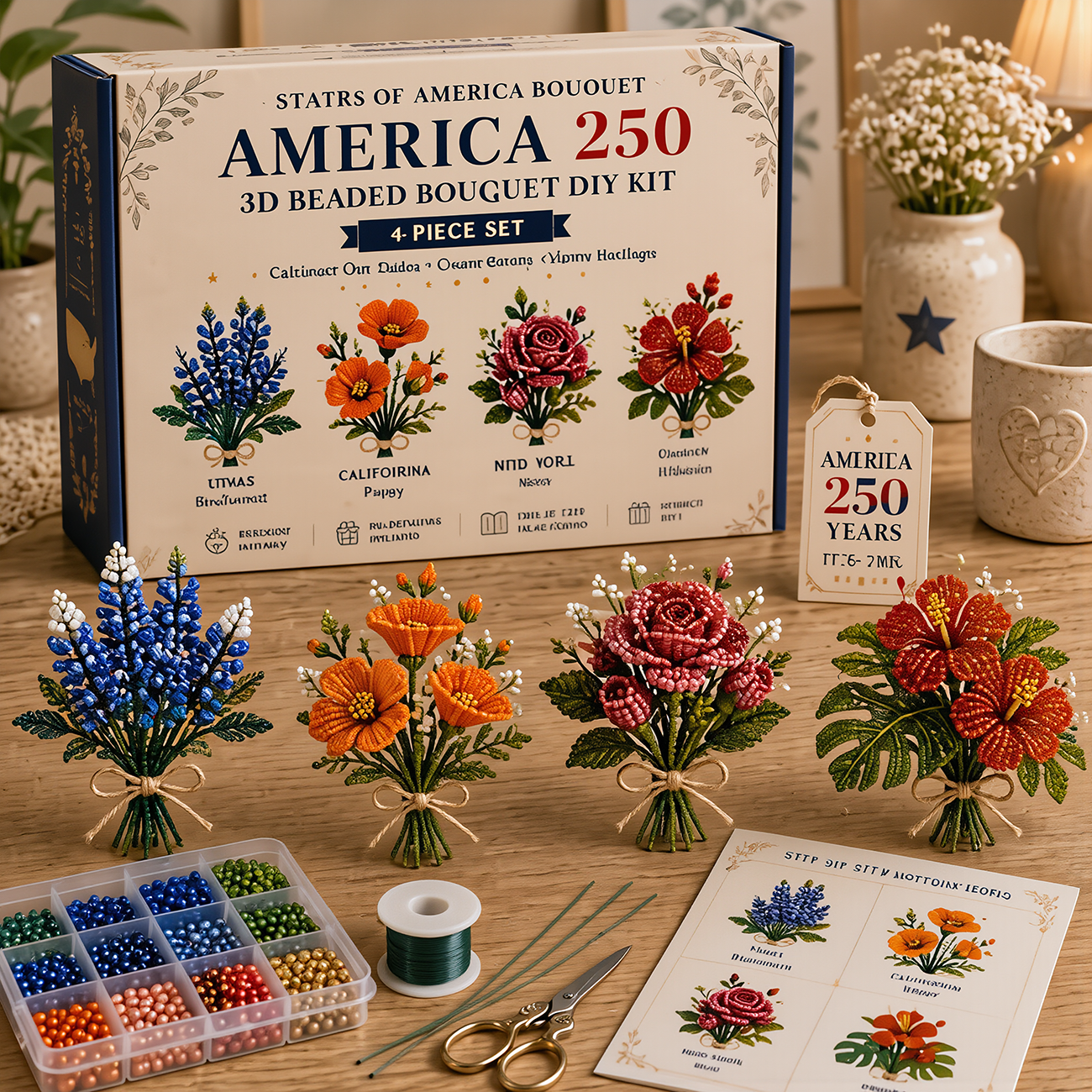 Celsiora®🔥Hot Sale - 50% OFF🔥🏆Limited Time Sale 49% OFF🧵✨Petite 3D Beaded Animal Craft Kit