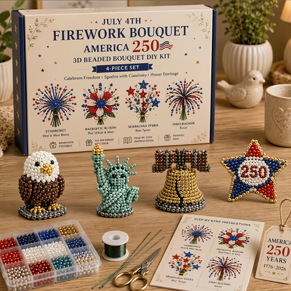 Celsiora®🔥Hot Sale - 50% OFF🔥🏆Limited Time Sale 49% OFF🧵✨Petite 3D Beaded Animal Craft Kit