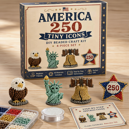 Celsiora®🔥Hot Sale - 50% OFF🔥🏆Limited Time Sale 49% OFF🧵✨Petite 3D Beaded Animal Craft Kit