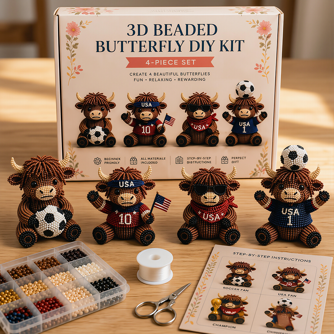 Celsiora®🔥Hot Sale - 50% OFF🔥🏆Limited Time Sale 49% OFF🧵✨Petite 3D Beaded Animal Craft Kit