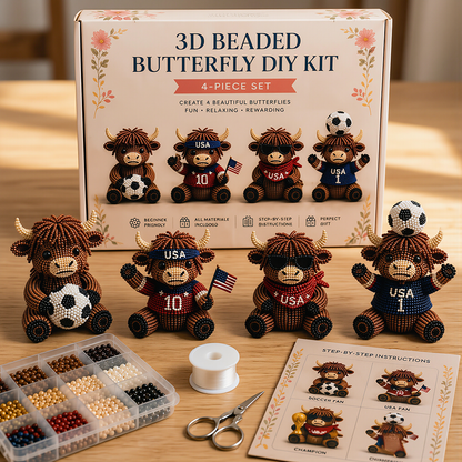 Celsiora®🔥Hot Sale - 50% OFF🔥🏆Limited Time Sale 49% OFF🧵✨Petite 3D Beaded Animal Craft Kit