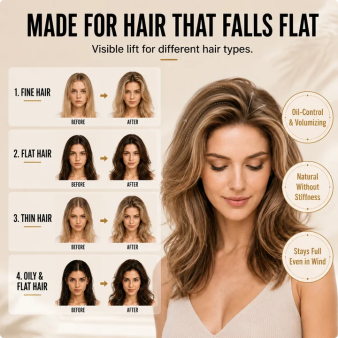 🎉Limited Time 💥Buy 3 Get 2 Free🌸Salon-Quality Volumizing Spray | Fluffy, Bouncy Hair With Lightweight All-Day Hold ✨
