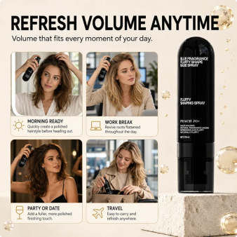 🎉Limited Time 💥Buy 3 Get 2 Free🌸Salon-Quality Volumizing Spray | Fluffy, Bouncy Hair With Lightweight All-Day Hold ✨