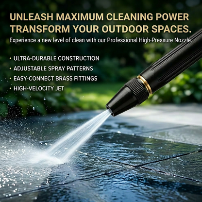 🔥 High Pressure Water Nozzle 💧✨Multi-Purpose for Car, Garden & Household Cleaning