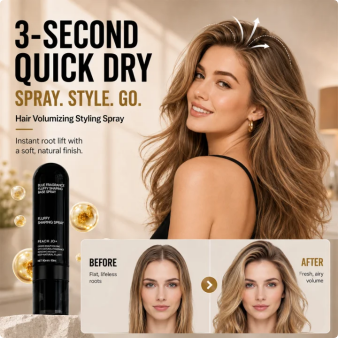 🎉Limited Time 💥Buy 3 Get 2 Free🌸Salon-Quality Volumizing Spray | Fluffy, Bouncy Hair With Lightweight All-Day Hold ✨