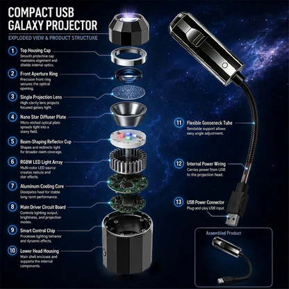 🌌Celsiora® Night Light Projector - Smart Holographic Star Projector