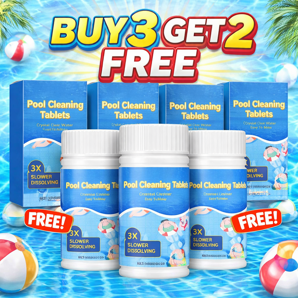 ✨ Pool Cleaning Tablets | For Sparkling Crystal Clear Water