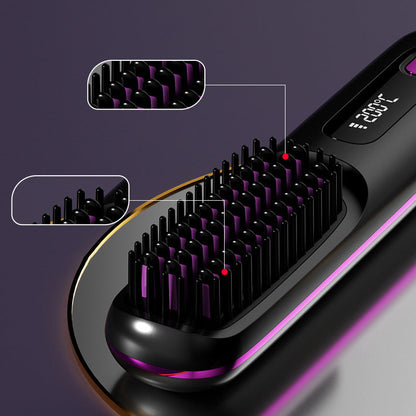 💥New Year's Offer: 50% Off💖Cordless Ceramic Heated Hair Straightening Comb-Remifa®