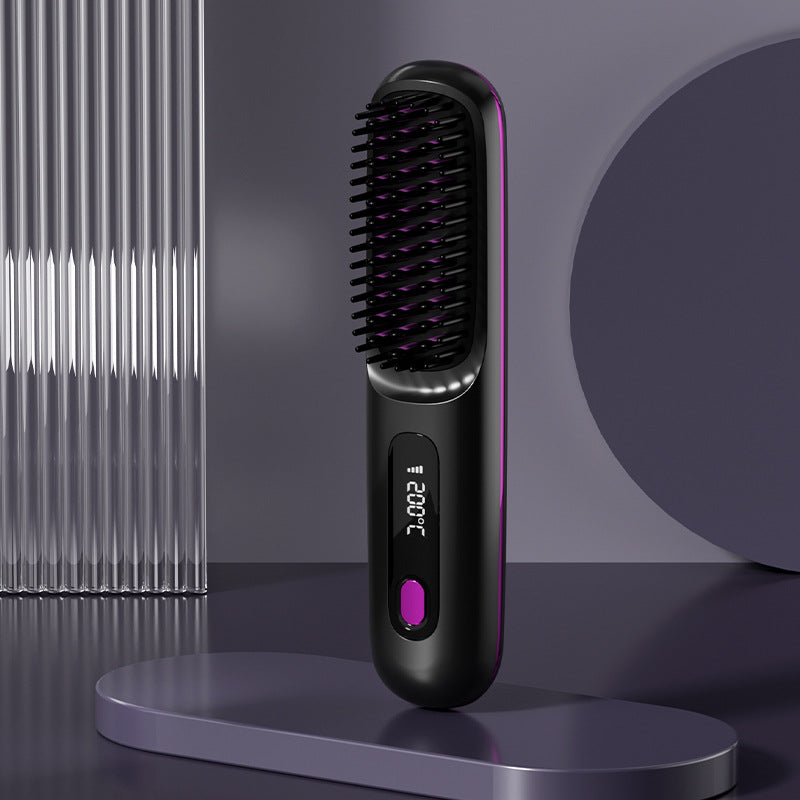 💥New Year's Offer: 50% Off💖Cordless Ceramic Heated Hair Straightening Comb-Remifa®