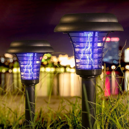 📢📢50% off!! ⏰🦟Solar Mosquito Zapper Lamp Stake🏡⚡