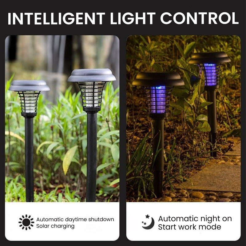 📢📢50% off!! ⏰🦟Solar Mosquito Zapper Lamp Stake🏡⚡