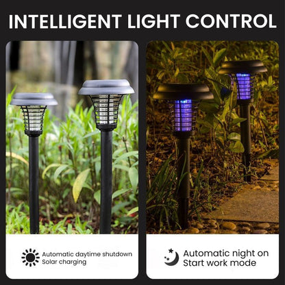 📢📢50% off!! ⏰🦟Solar Mosquito Zapper Lamp Stake🏡⚡