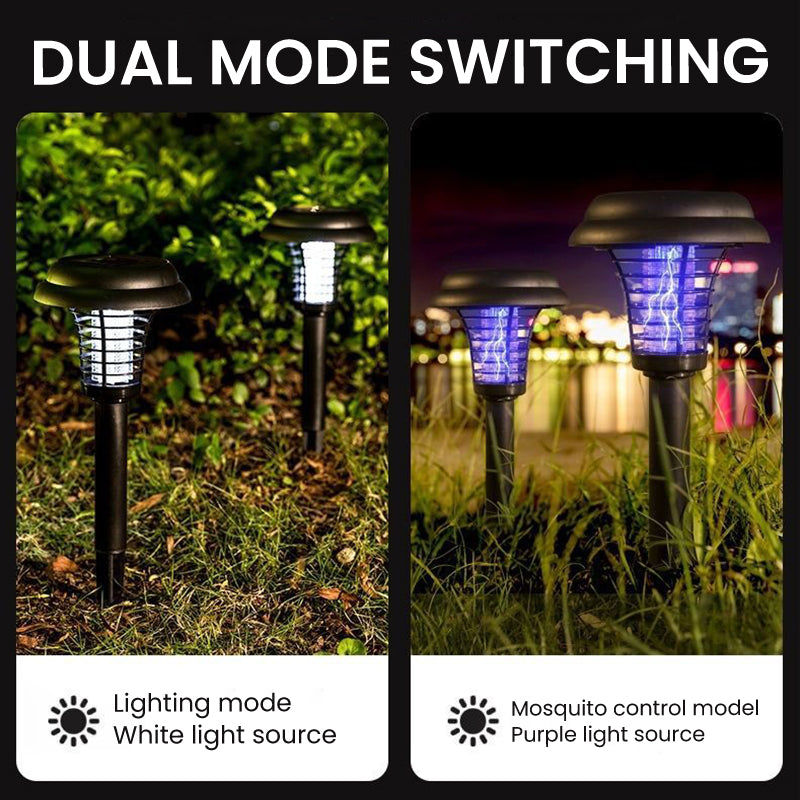 📢📢50% off!! ⏰🦟Solar Mosquito Zapper Lamp Stake🏡⚡