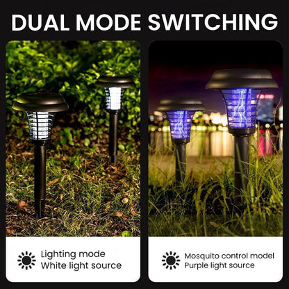 📢📢50% off!! ⏰🦟Solar Mosquito Zapper Lamp Stake🏡⚡