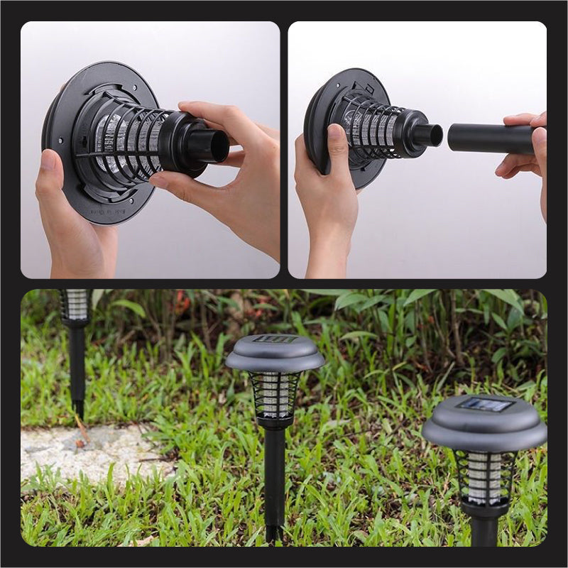 📢📢50% off!! ⏰🦟Solar Mosquito Zapper Lamp Stake🏡⚡