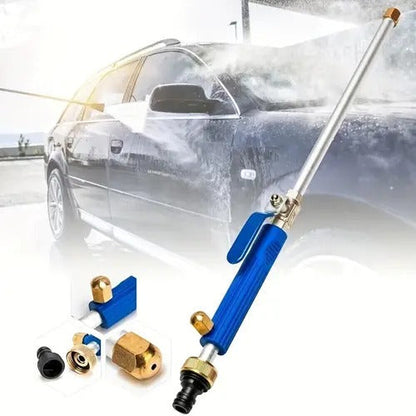 🔫 50% OFF! 💦 High-Pressure Garden Hose Nozzle – 2 Nozzles, Stainless Steel & Leak-Proof 🚗