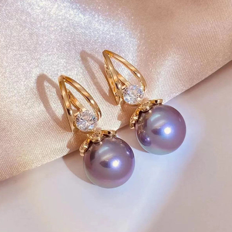 upsell🎁🎁Last Day-Buy 1 Get 1 Free!🌼Sparkly Huggie Dangle Earrings for Women✨