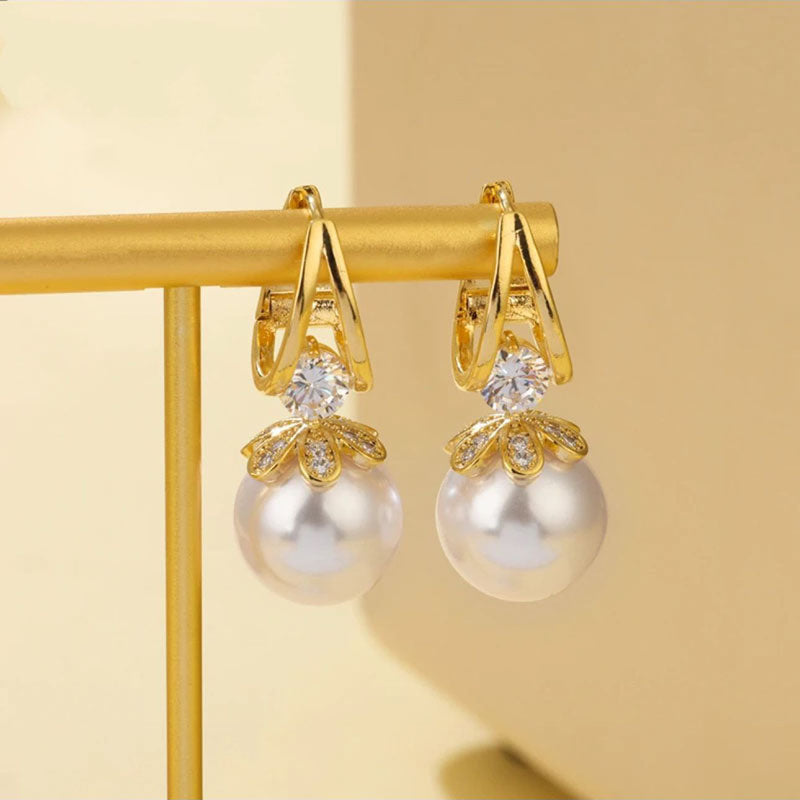 upsell🎁🎁Last Day-Buy 1 Get 1 Free!🌼Sparkly Huggie Dangle Earrings for Women✨