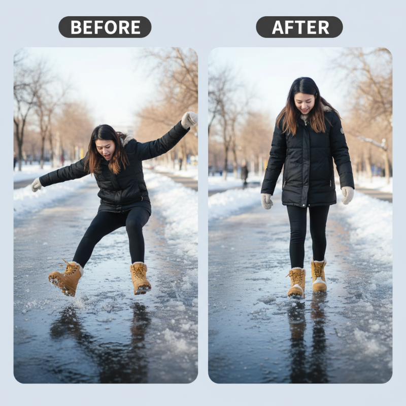 🎁Limited Time Sale 50% Off🔥Universal 5-Tooth Ice Cleats for Shoes & Boots-Remifa®