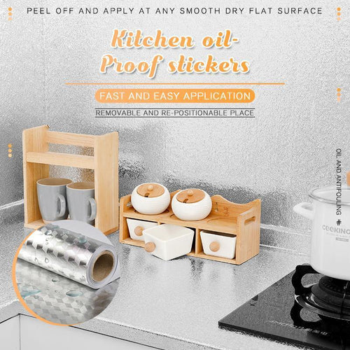 🎁Last Day Promotion 50% OFF🔥Kitchen Peel and Stick Wallpaper Backsplash Waterproof Kitchen Stickers