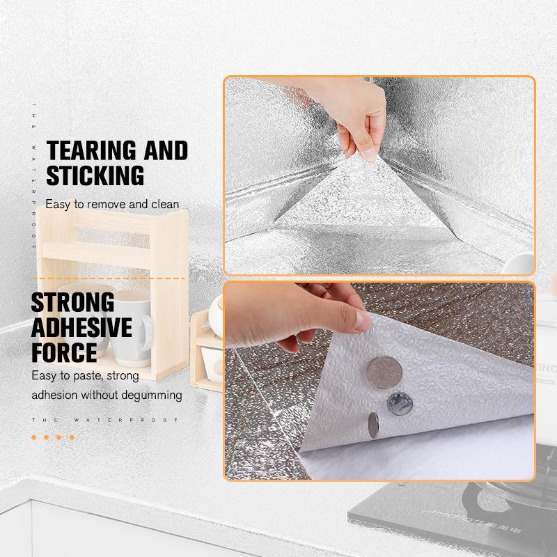 🎁Last Day Promotion 50% OFF🔥Kitchen Peel and Stick Wallpaper Backsplash Waterproof Kitchen Stickers