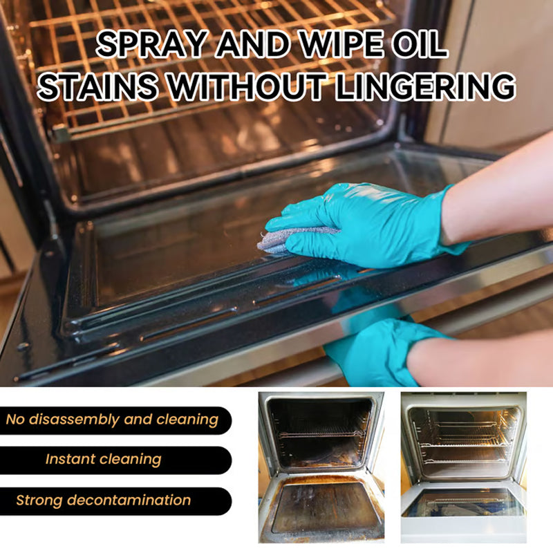 upsell 60%off🧼 BUY 2 GET 1 FREE! ✨ Oven & Grill Cleaner Spray – Dissolves Grease in 5 Mins, No Scrubbing & Eliminates Odors 🔥  21 Reviews