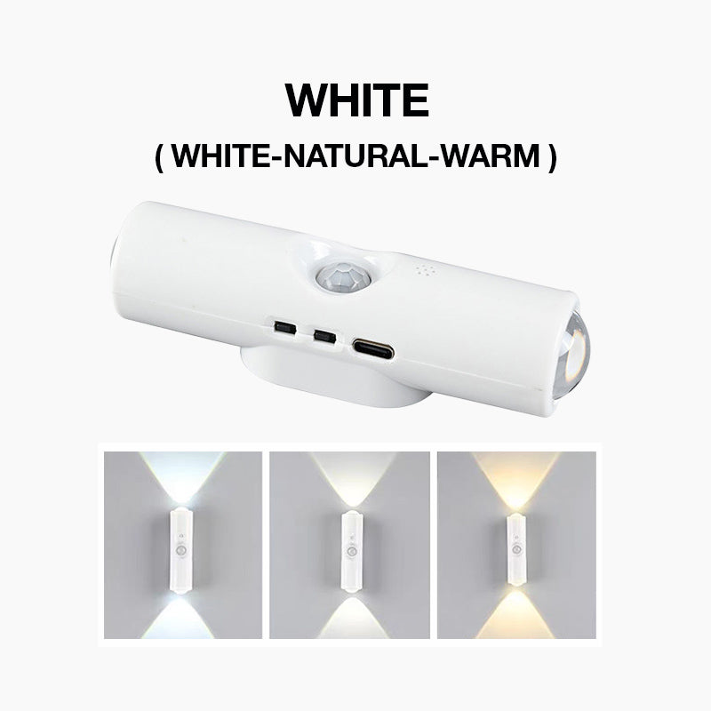 💸BOGOF+50% OFF!! ⏰Magnetic RGB Motion Sensor Night Light ✨ | No Drill Wireless Rechargeable LED Lamp, Ideal for Dark Stairs, Hallways & Night Time Trips
