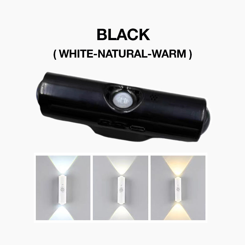 💸BOGOF+50% OFF!! ⏰Magnetic RGB Motion Sensor Night Light ✨ | No Drill Wireless Rechargeable LED Lamp, Ideal for Dark Stairs, Hallways & Night Time Trips