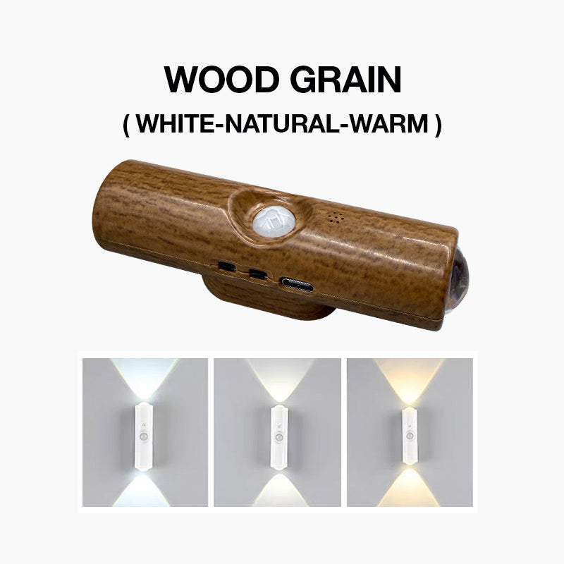 💸BOGOF+50% OFF!! ⏰Magnetic RGB Motion Sensor Night Light ✨ | No Drill Wireless Rechargeable LED Lamp, Ideal for Dark Stairs, Hallways & Night Time Trips