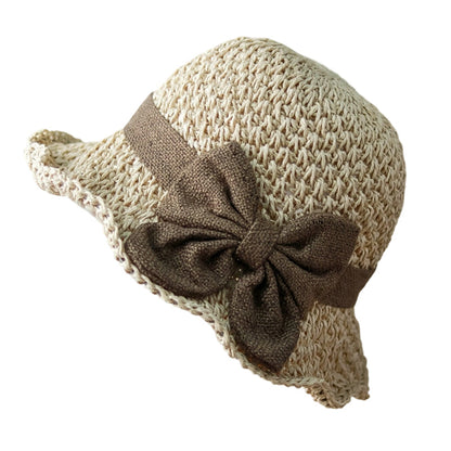 🌷🔥 Today Only: 40% OFF Limited-Time Deal!🌷Elegant Woven Straw Sun Hat with Bow