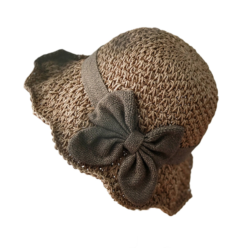 🌷🔥 Today Only: 40% OFF Limited-Time Deal!🌷Elegant Woven Straw Sun Hat with Bow