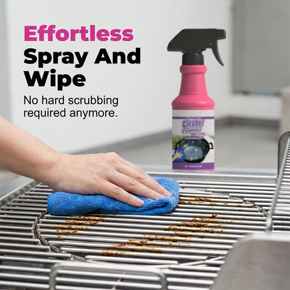 🔥Fast-Acting Heavy-Duty Grill Degreaser Spray 💪 Sparkling Clean ✨