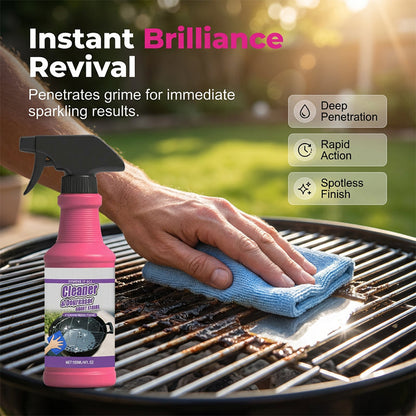 🔥Fast-Acting Heavy-Duty Grill Degreaser Spray 💪 Sparkling Clean ✨