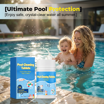 ✨ Pool Cleaning Tablets | For Sparkling Crystal Clear Water