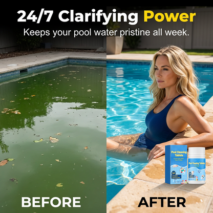 ✨ Pool Cleaning Tablets | For Sparkling Crystal Clear Water
