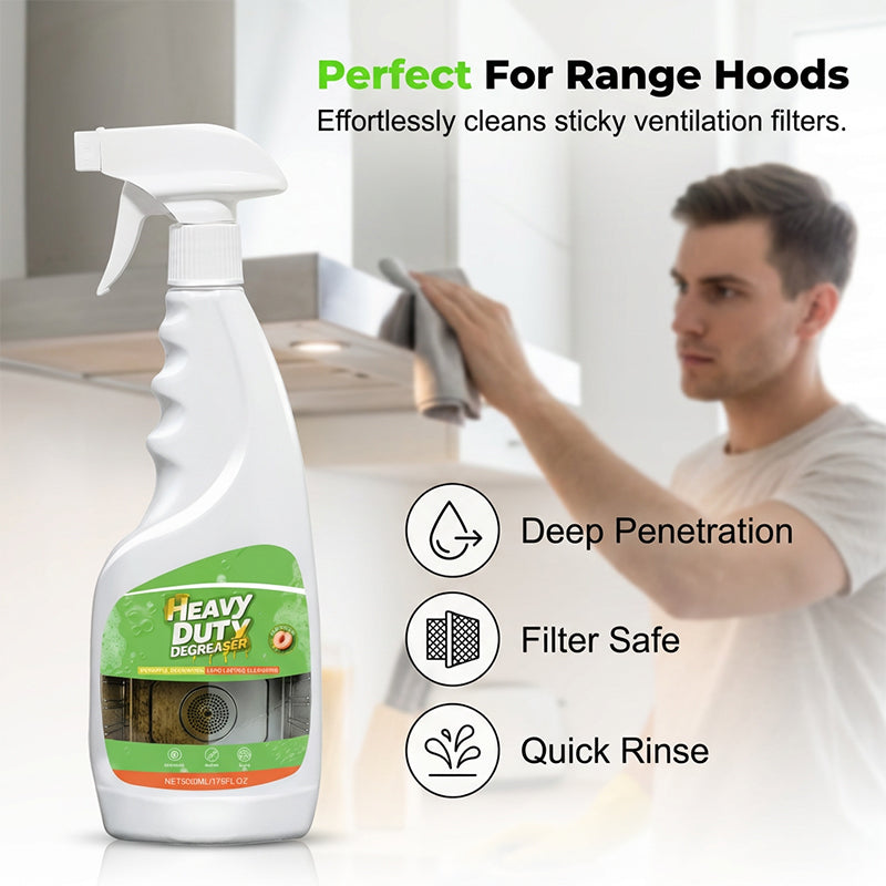 🏆🔥 50% OFF | Heavy Duty Kitchen Degreaser Spray – Powerful Grease-Cutting Cleaner