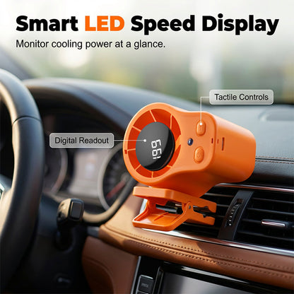🏆 Last Day Special Price! ⏰Hands-Free Personal Cooling Fan with LED Display