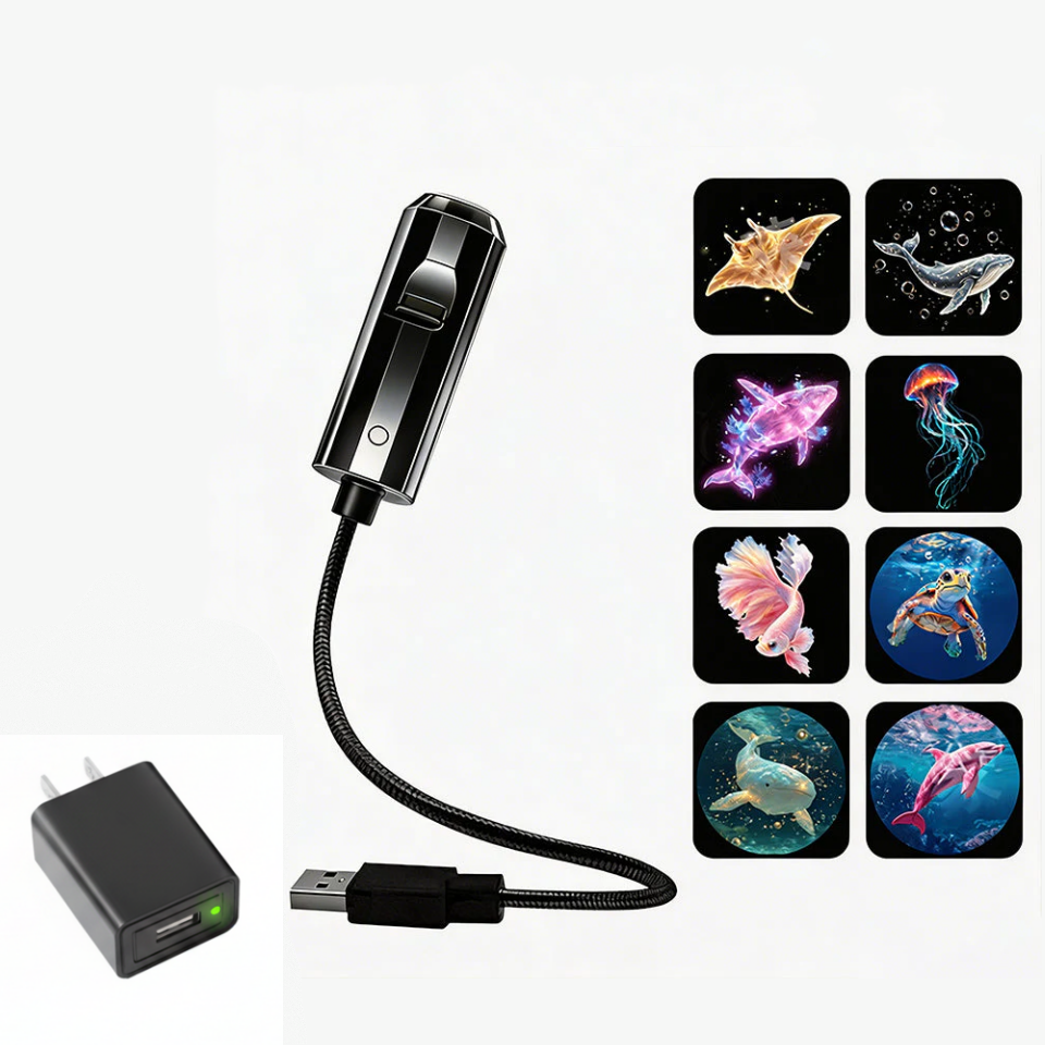 Celsiora® 🥳✨ Plug-and-Play HD Galaxy & Ocean Projector Night Light🌌🥳50,000+ Happy Users
