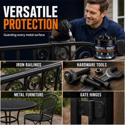 🥳2026 HOT SALE🥳💞50K+ SOLD!🔧🏠 60% OFF! Metal Rust Protection Black Repair Paste – Restores rusty gates, railings & tools. Forms protective coating – no need to replace! 🛡️✨