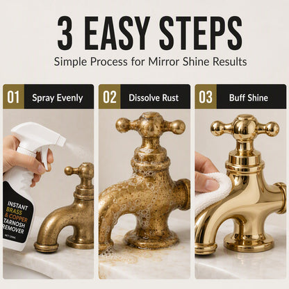 🔥 50% OFF | Instant Brass & Metal Tarnish Remover Spray – Removes Tarnish & Oxidation, Restores Shine ✨