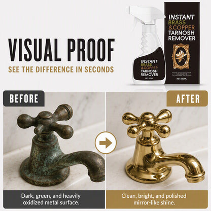 🔥 50% OFF | Instant Brass & Metal Tarnish Remover Spray – Removes Tarnish & Oxidation, Restores Shine ✨