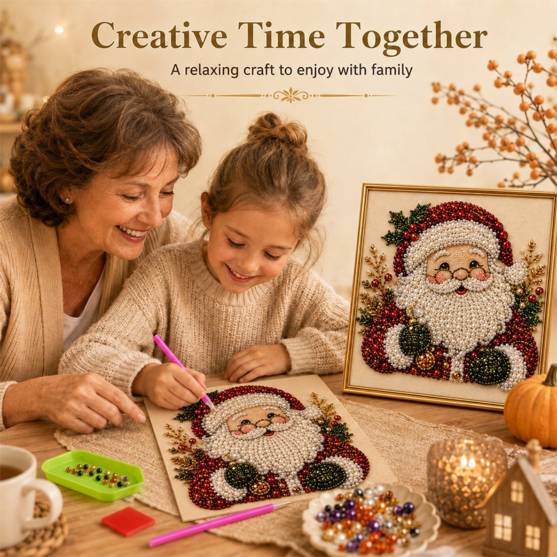🎄🎊Christmas Special 50% Off! 🎁💎DIY Christmas Pearl Diamond Art Kit🎨Relaxing & Beginner-Friendly🧘