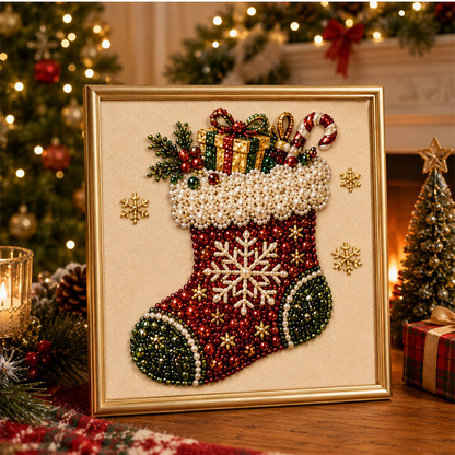 🎄🎊Christmas Special 50% Off! 🎁💎DIY Christmas Pearl Diamond Art Kit🎨Relaxing & Beginner-Friendly🧘